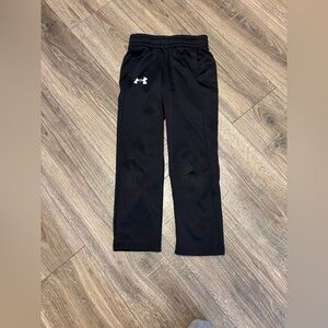 Under Armour Boys Black Sweatpants Size YXS